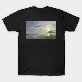 Silver Beach and Sun T-Shirt